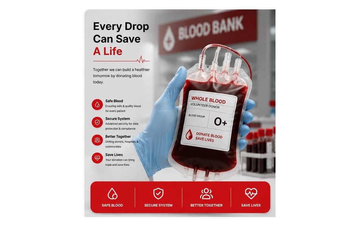 Blood donation and collection facility